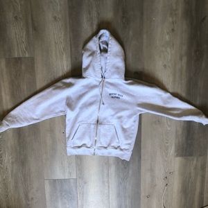 grey newport beach brandy melville zip up